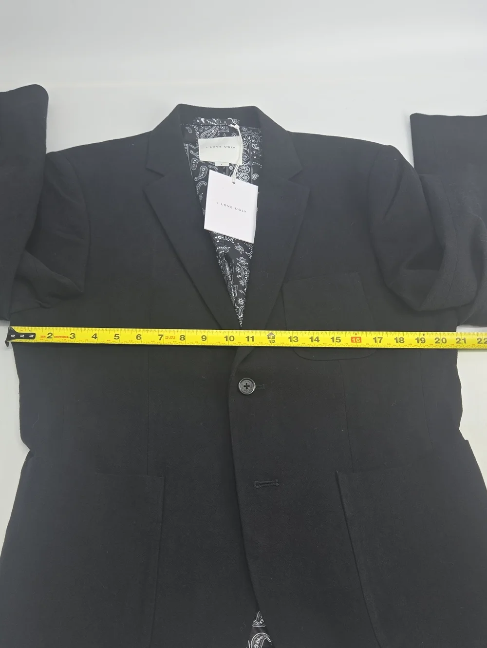 NEW I Love Ugly Murphy Linen Blazer L
